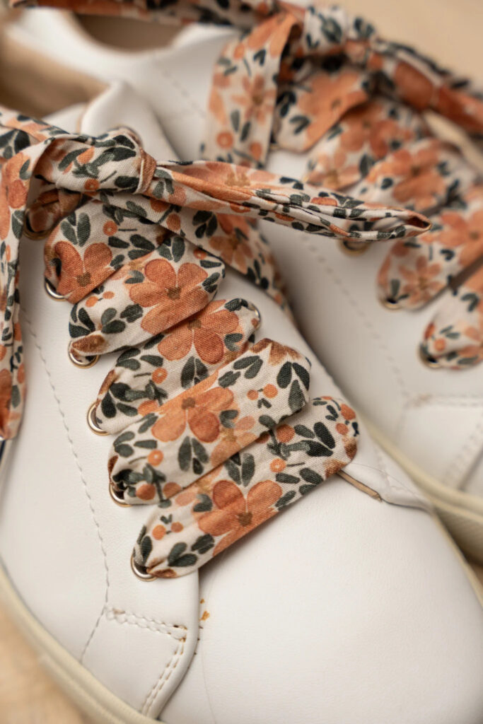 Tissu fleuri aquarelle chez Mon lacet français