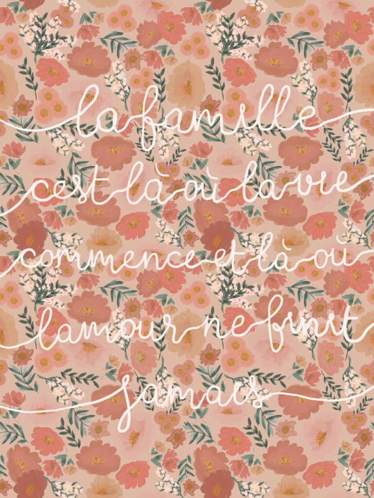 Illustration papeterie pour Les P'tits bonheurs de Mani